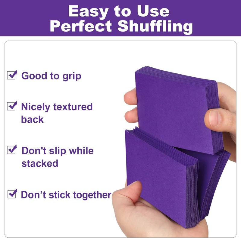 Fabmaker Purple Card Sleeve 200 Pack Compatible with Yu-gi-oh Card Sleeve Japanese Small Card Sleeves Photocard Sleeves 62x89mm, Back Textured Perfect Shuffling, Protect Your Japanese Sized Never Tear - Image 4